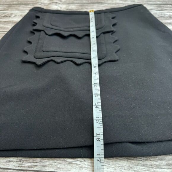Victoria Beckham for Target Women's Black Apron Pocket Mini Skirt XS Extra Small - Picture 13 of 13